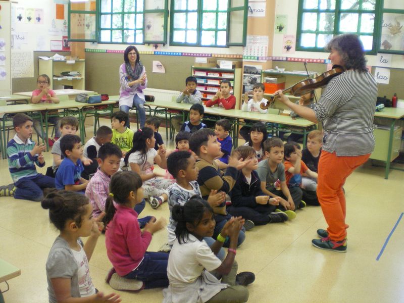 El viernes 25 de mayo vino a clase de 1º Mónica, la mamá de nuestro compañero Sancho. Junto con ella trajo a su violín y un montón de actividades que [&hellip;]